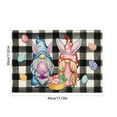 thumbnail image 3 of Mgcok Beautiful Happy Easter Placemats Spring Easter Place Mats Vintage Dining Table Decorations Bunny Chick Easter Holiday Table Mats For Kitchen Dining Decoration, 3 of 6