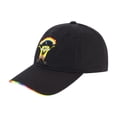 thumbnail image 4 of SpongeBob SquarePants Dad Hat, Rainbow Cotton Adjustable Adult Men's Baseball Cap, Black, One Size, 4 of 5