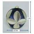 thumbnail image 2 of INCASSABLE ORNEMENT 15CM BLEU/OR, 2 of 3