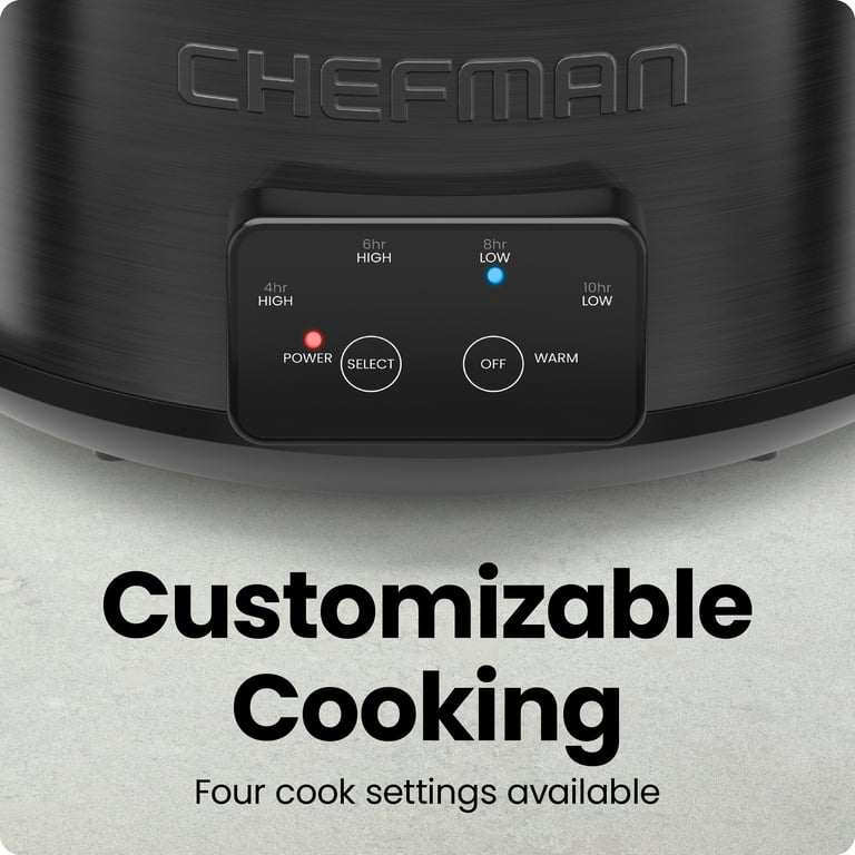 Chefman 6-Quart Easy-Set Slow Cooker with Locking Lid photo 3