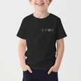 thumbnail image 5 of Bnwani Girls T-shirts Short Sleeve Printed Shirt Casual Crew Neck Tops Black Sizes 1-13, 5 of 7