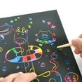thumbnail image 3 of Scratch Art Kit Creative Fashion DIY Scratch Art Paper Scratch Art Pad for Kids, 3 of 10
