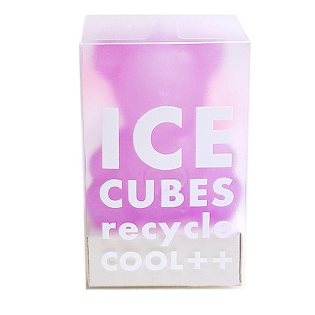 Style 2 5 uds cubos de hielo reutilizables plástico en forma de oso, es decir, cubo, uso duradero recongelable