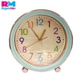 thumbnail image 2 of Reloj Despertador Analógico Diseño Moderno Números Colores azul, 2 of 5