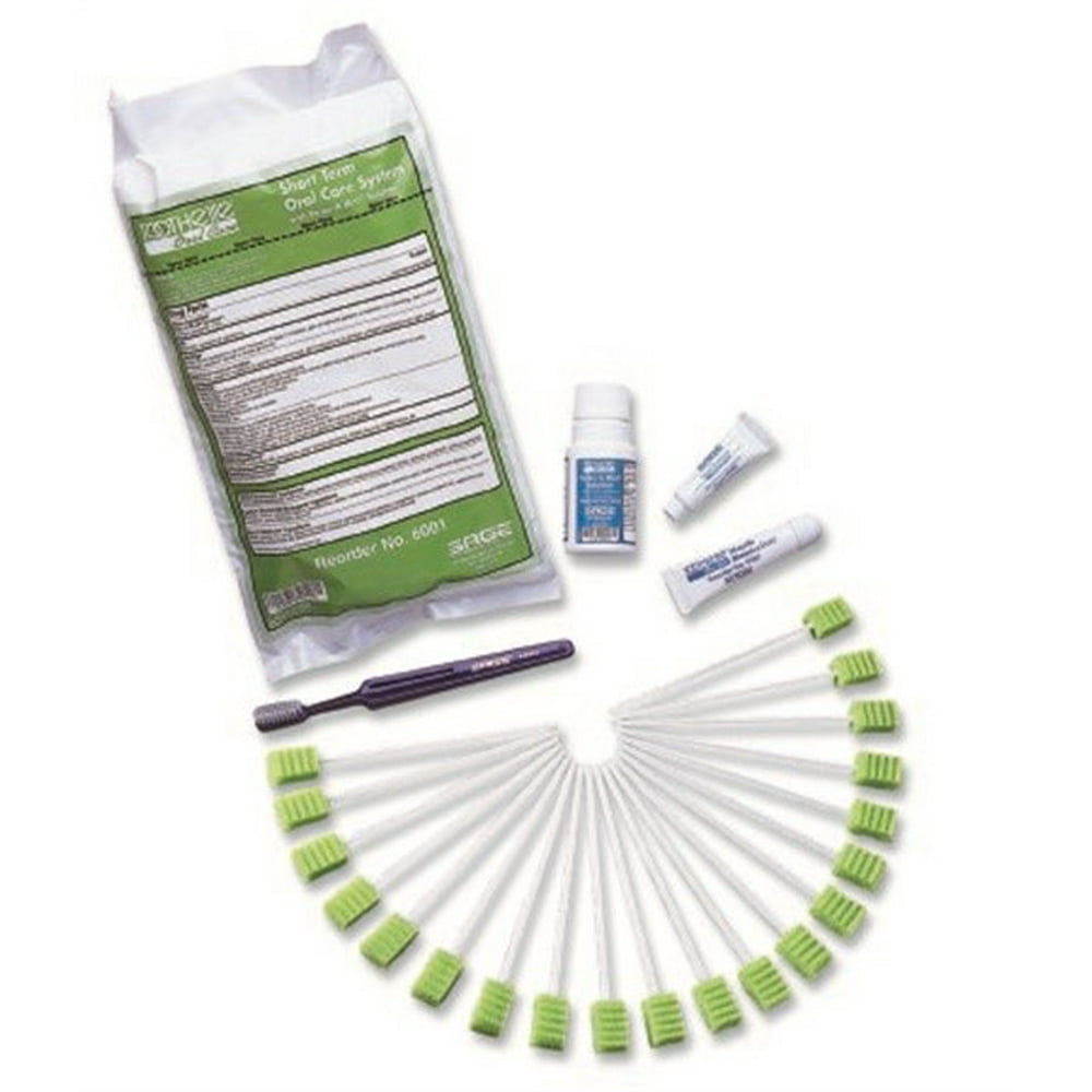Sage Products Short Term Oral Swab Kit Rinse Etc., Each Model 6001