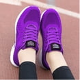 thumbnail image 5 of maskred 1 Paire de Chaussures en Maille à Lacets pour Femmes Course Jogging Respirantes Antichoc Automne Exercice Chaussures Féminines, 5 of 5
