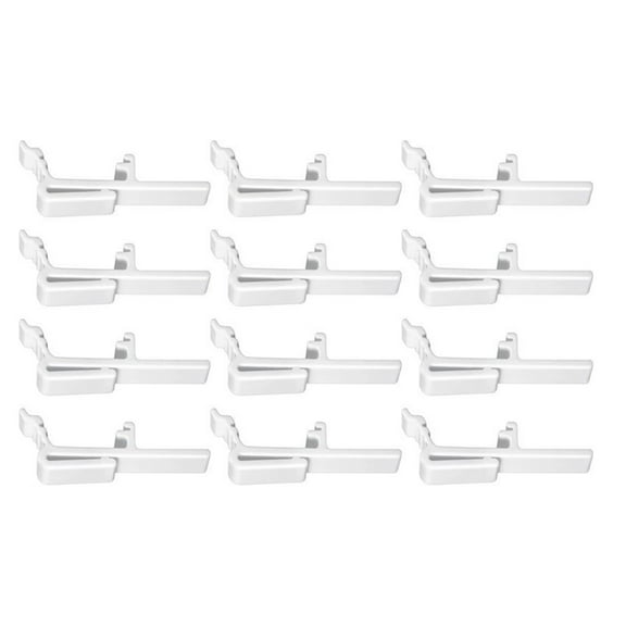 Valance Clip 12/24Pcs Vertical Blind Retainer Holder Clip for Window Curtain Blind Parts Rails Mounting Clamp Bracket