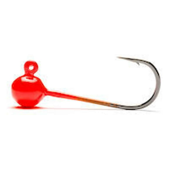 Mustad PSH833-1/4-OR-4 Jig Head UV Orange 1/4oz - PSH833-1/4-OR-4