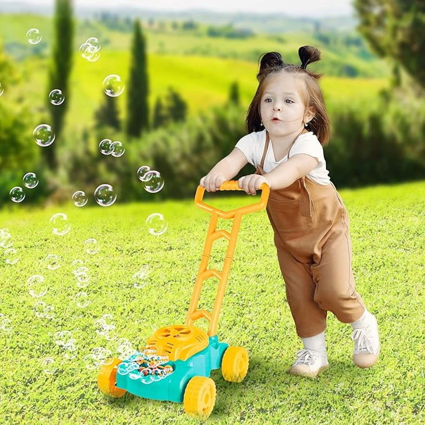 ArtCreativity Green Bubble Lawn Mower, Toddlers, Bubble Solution Included