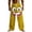 Yellow, variant on UVEASISHA Casual Beach Pants for Men 3D Cartoon Smile Face Print Linen Pants Big and Tall Elastic Waist Drawstring Pajama Pants Loose Fit Trousers with Pockets Black L