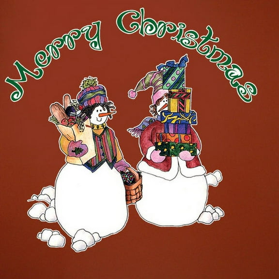 Wallhogs Schmeltzer Snowpeople Shopping Cutout Wall Decal