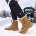 thumbnail image 7 of MeMoride Men's Winter Snow Boots Water Non Slip Warm Outdoor Boots Lightweight Comfortable Durable Hiking Shoes, 7 of 7