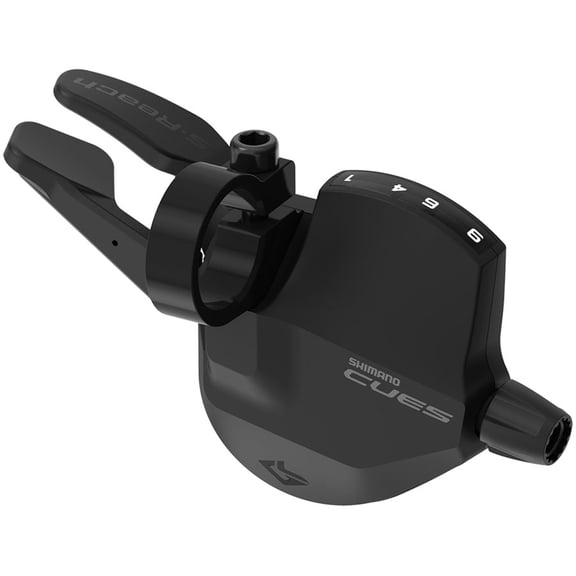 Shimano CUES SL-U4050-9R Short Reach Shifter - Right, 9-Speed, Rapidfire Plus, Optical Gear Display, Black