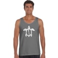 thumbnail image 1 of LA Pop Art Men's Word Art Tank Top - Honu Turtle - Hawaiian Islands, 1 of 2