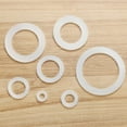 thumbnail image 6 of Uxcell Silicone Gasket 40mm OD 25mm ID 3mm Width VMQ Seal Rings Washer, White 5Pcs, 6 of 6