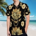 thumbnail image 5 of High Quality Hawaiian Shirts for Men Short Sleeve Aloha Beach Shirt Floral Summer Casual Button Down Shirts Blouses 2JLZ8O, 5 of 7
