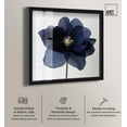 thumbnail image 2 of Night Dal I Shadowbox Print Blue Floral Art by Art Remedy, Black Frame, 40 x 40, 2 of 7