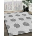 thumbnail image 2 of Ahgly Company Indoor Square Patterned Platinum Gray Area Rugs, 6' Square, 2 of 6