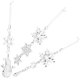 thumbnail image 5 of Adornos colgantes de Navidad, copos de nieve acrílicos, decoraciones para árboles de Navidad, 3 uds., 5 of 6
