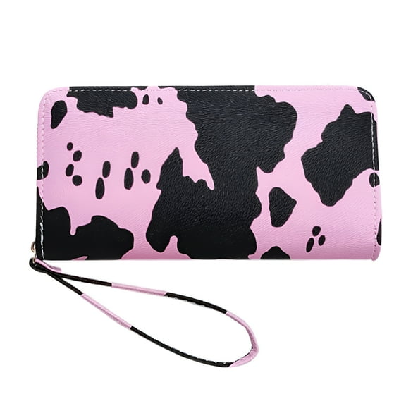 GASTROPOD Cow Printed Wallet for Women Girls Cute Stylish Leather Purses