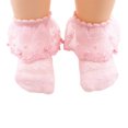 thumbnail image 4 of xiaxaixu Baby Lace Socks, Breathable Solid Color Lace Pearl Ruffled Anklet, 4 of 8