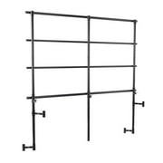 National Public Seating GRTPR4 Back Guard Rails for 4 Level Transport Riser