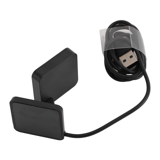 Dock Smartwatch Charging Dock Replacement Charger Stand Holder Magnetic Cable USB for Fit 3 SM-R390 Black