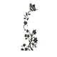 thumbnail image 2 of Black Vine and Butterfly Removable Wall Decal PVC Sticker for Fridge, Window, or Wall Self Adhesive, Easy to Apply, Reusable, No Residue, 2 of 5