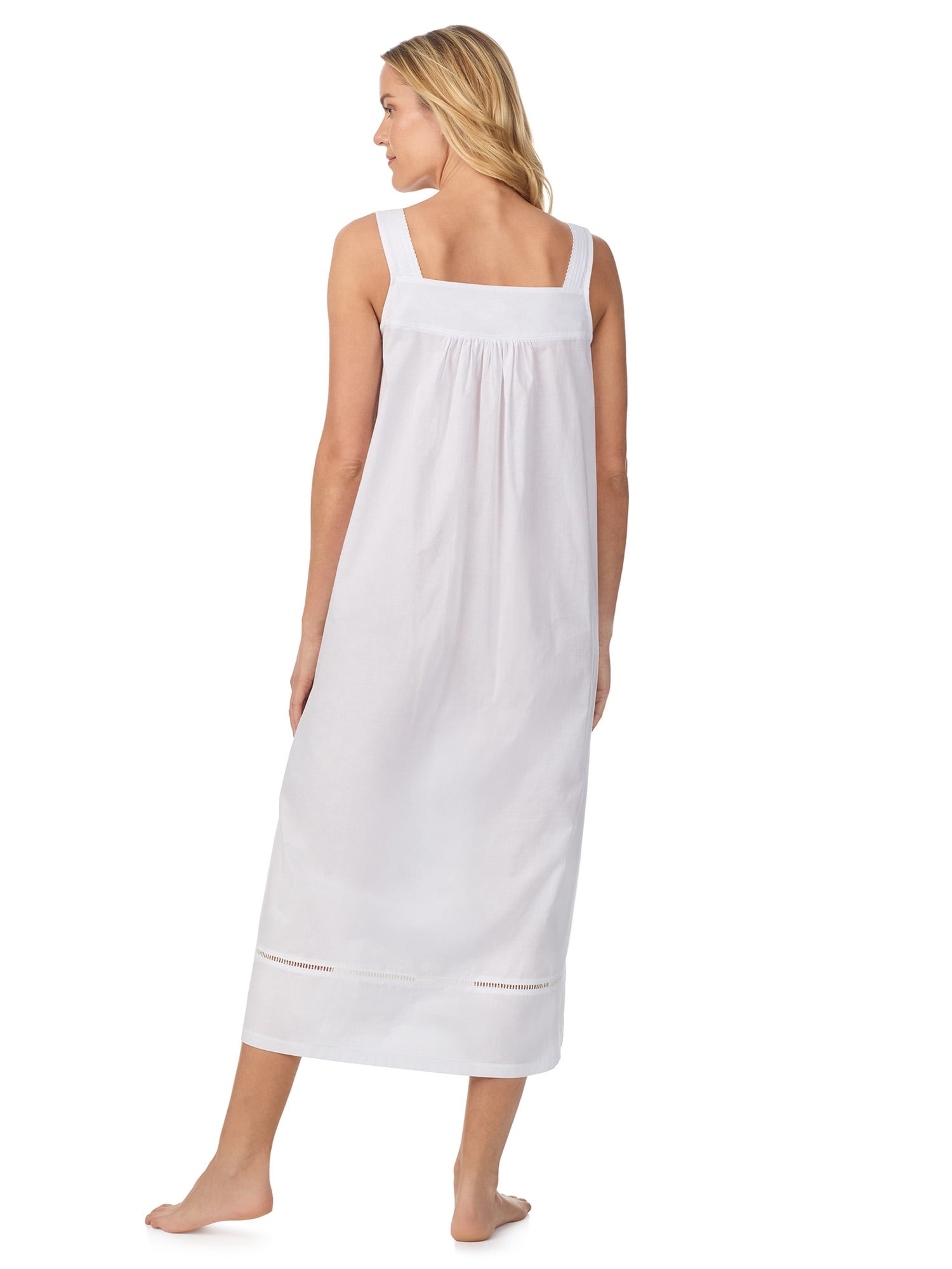 Aria Women's Lightweight Cotton Woven 50" Ballet Nightgown, Sizes XS-5X