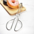 thumbnail image 3 of Kitchen Scissor Tongs ,Stainless Steel Kitchen Tongs for Cooking,Kitchen Scissor Tongs for Cooking Small Hands,Non-Slip Comfortable Grip Scissor Tongs for Cooking, Grilling , Serving ,Barbecue, 3 of 7