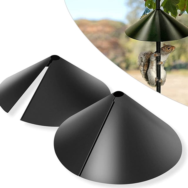 Neinkie 12/14/16/18 Inches Audubon Wrap Around Squirrel Baffle,Wrap Around Squirrel Baffle Bird Seed