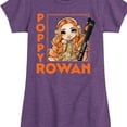thumbnail image 3 of Rainbow High - Holiday Poppy Rowan - Toddler And Youth Girls Fitted Short Sleeve Graphic T-Shirt, 3 of 5