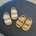 thumbnail image 4 of MIASHUI Summer Sandals Girls Soft Bottom Solid Color Casual Beach Shoes,White,3-3.5 Years, 4 of 9