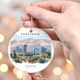 thumbnail image 4 of Santiago Vacation Ornament, Santiago Ornament, Christmas Ornaments, Vacation Ornament, Personalized Gift, Santiago Souvenir, Chile Souvenir MntNu8 (Santiago Vacation), 4 of 4
