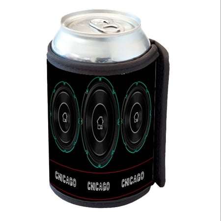 KuzmarK Insulated Drink Can Cooler Hugger - Chicago House (Best Chicago House Tracks)