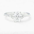 thumbnail image 2 of solitaire jewels 1.32CT Art Deco Oval Moissanite Engagement Ring For Women, 14K Yellow Gold, 2 of 5