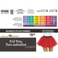 thumbnail image 3 of Halloween Red Foil Tutu for Women, One Size Fits Most, Way to Celebrate, 3 of 4