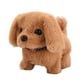 thumbnail image 1 of Muñeco de perro de peluche eléctrico que asiente con la cola que ladra y menea adecuado para bebés, niños, Labrador, YellowXL, 1 of 2