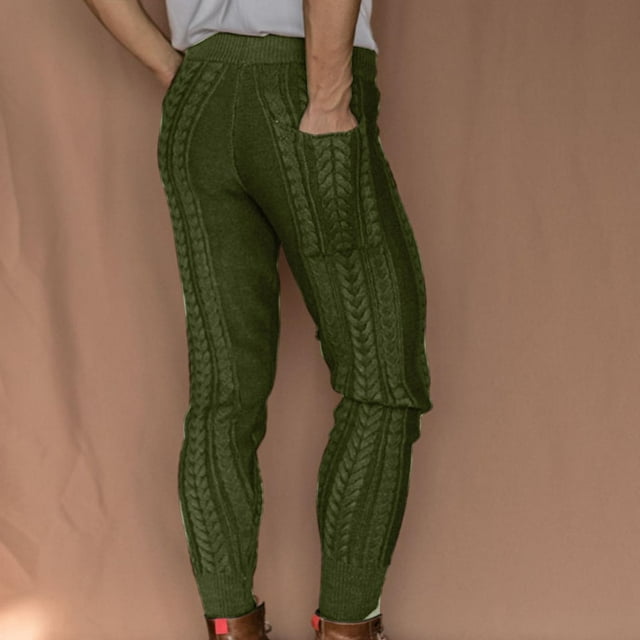 Pantalones deportivos casuales con cintura elástica y cordones para hombre