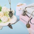 thumbnail image 5 of 8 Pcs Owl Ceiling Fan Pull Chain Alloy Ceiling Fan Extension Ornaments Light Pull Chain with Connector for Ceiling Light Fans, 5 of 7