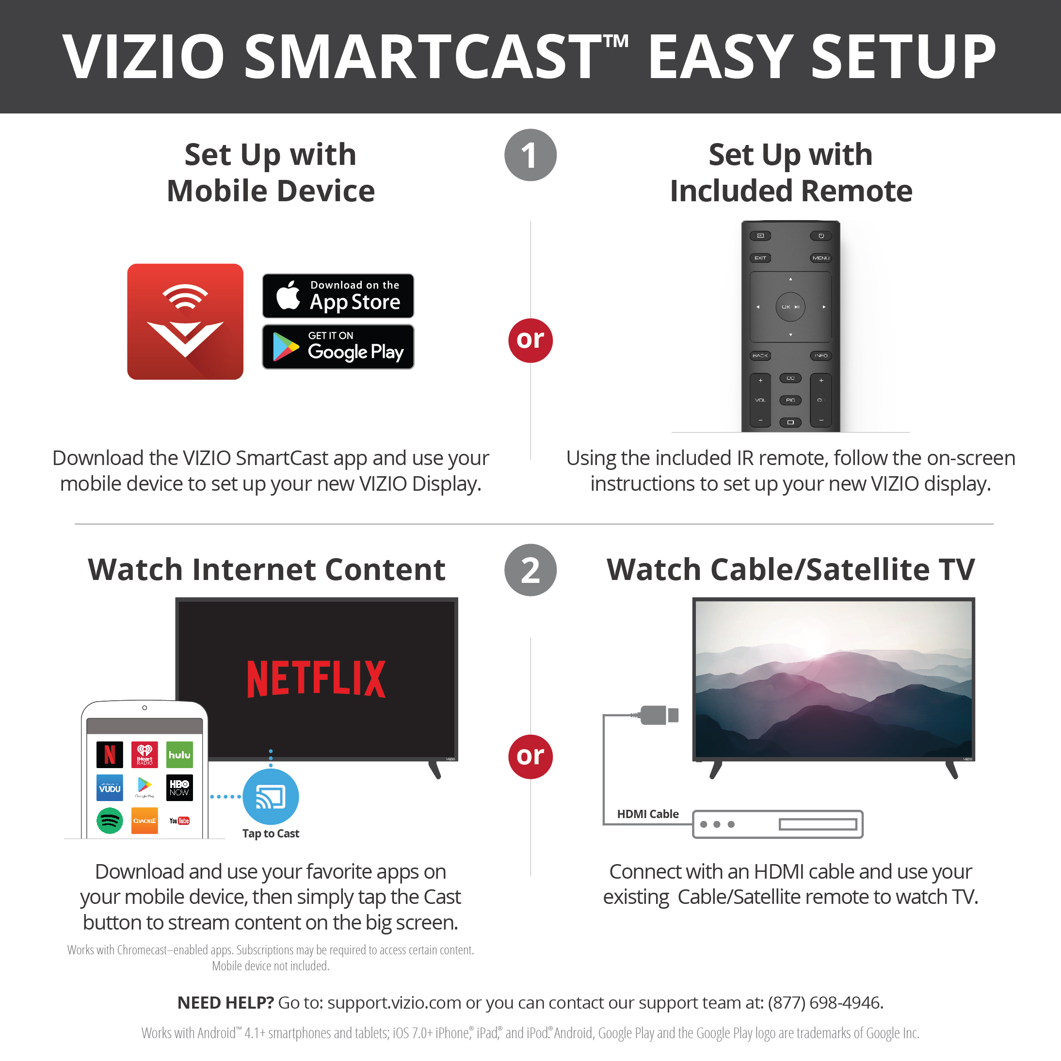 VIZIO 75" Class 4K (2160P) Smart XLED Home Theater Display(E75-E3) - image 3 of 19