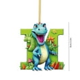 thumbnail image 2 of AuroraX Christmas Decorations Dinosaur Birthday Ornaments , Dinosaur Hanging Ornaments , Room Party Car Dinosaur Decor for Boy (Letter M), 2 of 4