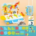 thumbnail image 2 of Juguetes Para Niño Juego de taladros y tornillos para niños, juguetes educativos para construir ladrillos, juego de taladros DIY Juguetes Para Bebe 1 Año, 2 of 8