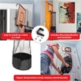 thumbnail image 3 of Wooden Basketball Hamper - Hoop Laundry Basket Over the Door - Room Decor, 3 of 6