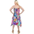 thumbnail image 3 of HAPPY BAY Women's Swimsuit Swimwear Cover-up Spaghetti Strap Dress 1X Purple, Paisley, 3 of 4