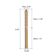 thumbnail image 2 of 1/4-20x2-3/4" Hanger Bolts, 8 Pack Double Ended Screws Wood Dowel Screws, 2 of 5