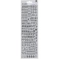 thumbnail image 2 of American Crafts Remarks Carissa Puffy - Decoration adhesive set - 204 pieces - letters, punctuation marks - black/silver glitter, 2 of 2