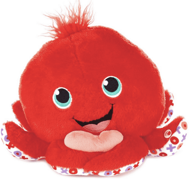 octopus plush blue and pink
