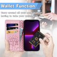 thumbnail image 6 of for iPhone 13 Pro Max (6.7 Inch) Cartoon Cute Wallet Case,Cat Dog Style Flip Phone Cover with ID Card Holder PU Leather Cases for iPhone 13 Pro Max MG Pink, 6 of 14