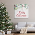 thumbnail image 2 of Stupell Indtries Merry Christmas Sentiment Festive Falling Red Holly Vines,36 x 36,Design by Patricia Pinto, 2 of 4